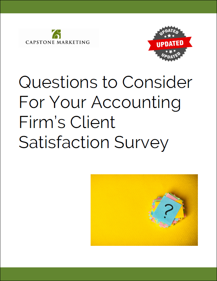 Client satisfaction survey questions for accounting firms